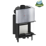 КАМИННАЯ ТОПКА С ВОДЯНЫМ КОНТУРОМ HITZE ALBERO AQUASYSTEM ALAQS68X53.RG
